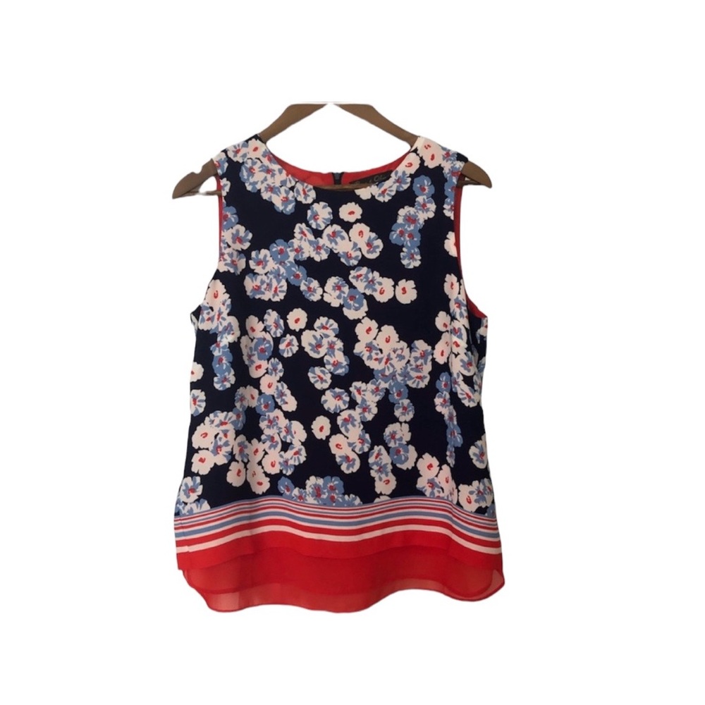 Rose & Olive sleeveless blouse